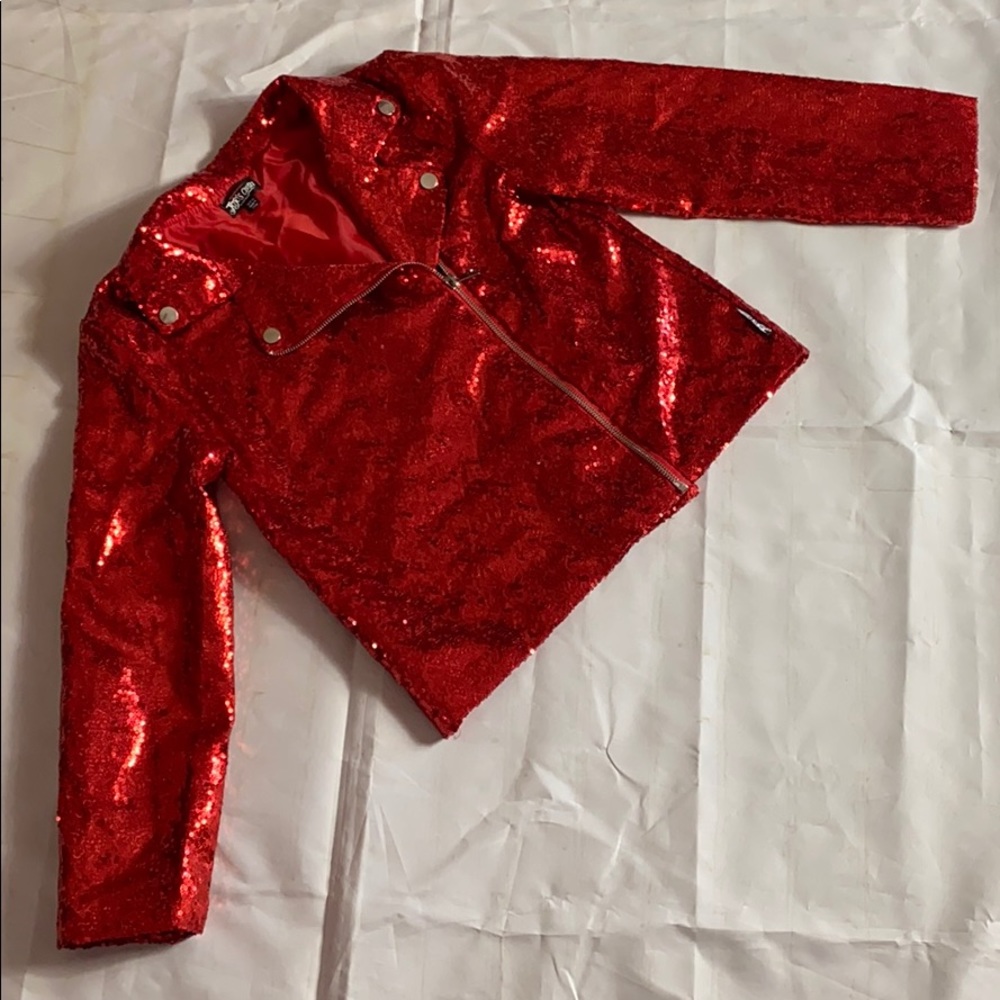 JOJO’S SIWA CLOSET SEQUIN RED JACKET